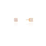 Brinco Ponto de Luz Cristal 6 mm Banhado a Ouro 18K - Foto 3